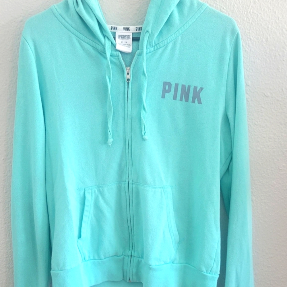 PINK Lightweight, Teal Zip-up